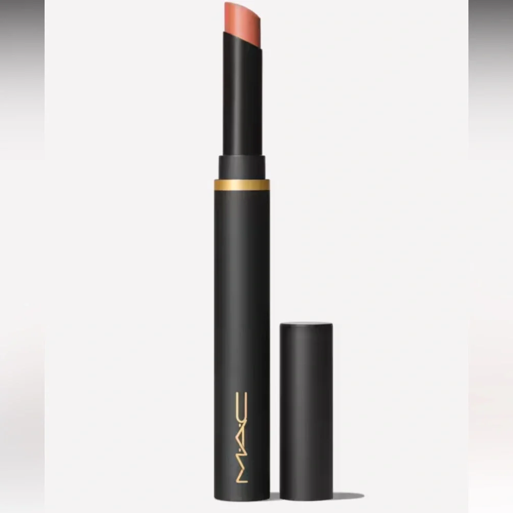 MAC. ALL STAR ANISE. POWDERKISS VELVET BLUR STICK in ORANGEY BROWN. RETAIL $28 - Picture 3 of 9
